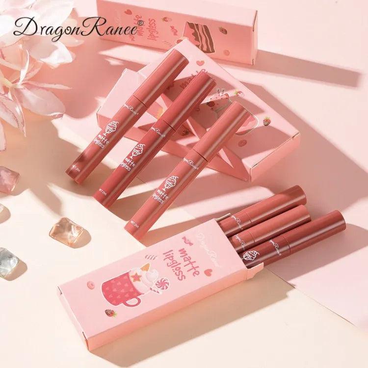 3Pcs Dragon Ranee Long-Lasting Matte Lip