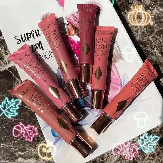 6 Pcs Hudamoji Matte Liquid Blusher Set