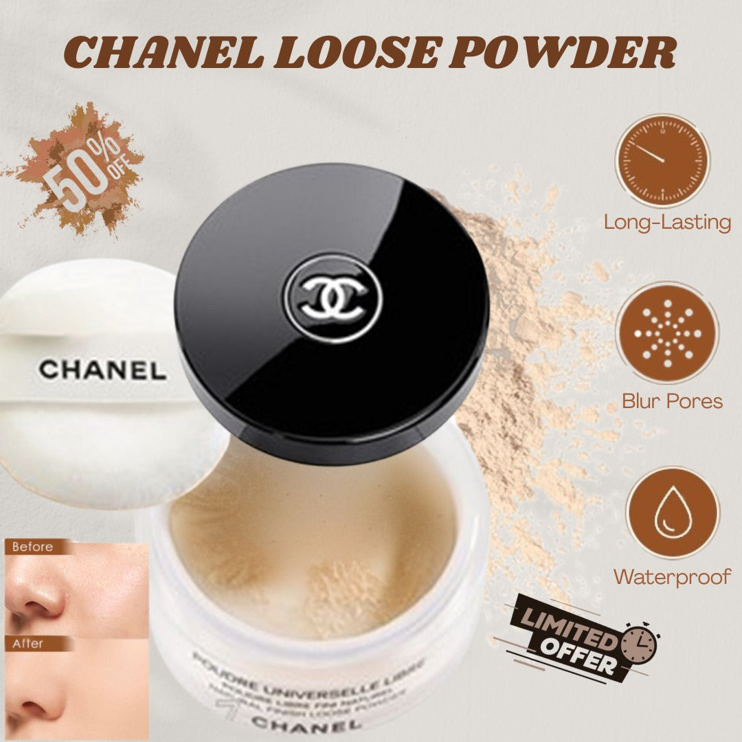 Chanel Loose Powder - Long-lasting, Waterproof & Mattifying
